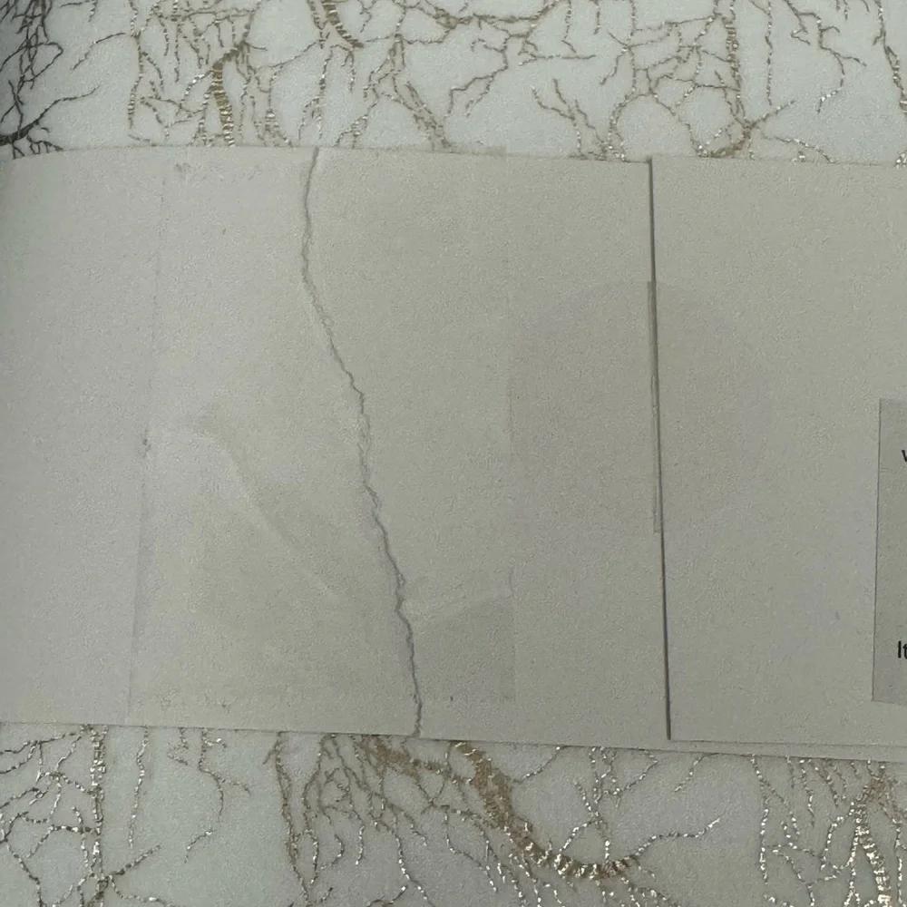 New Majestic Giftware Velvet Rectangle Tablecloth White With Gold Branch Print